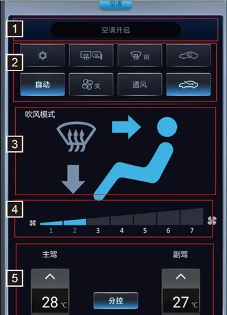 比亚迪秦空调制热标志，比亚迪秦怎么开热空调
