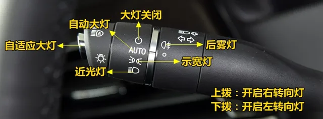 凯迪拉克CT4灯光使用方法，CT4灯光开关图解说明