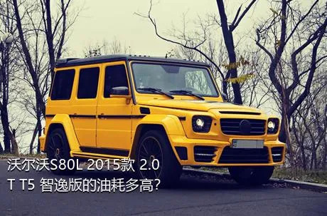 沃尔沃S80L 2015款 2.0T T5 智逸版的油耗多高？