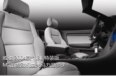 威驰 2004款 1.3L 特装版 MT的发动机最大马力是多少？