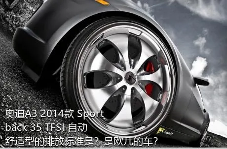 奥迪A3 2014款 Sportback 35 TFSI 自动舒适型的排放标准是？是欧几的车？