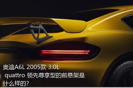 奥迪A6L 2005款 3.0L quattro 领先尊享型的前悬架是什么样的？