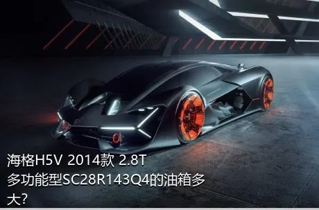 海格H5V 2014款 2.8T多功能型SC28R143Q4的油箱多大？