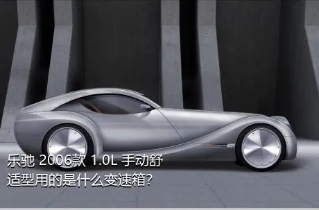 乐驰 2006款 1.0L 手动舒适型用的是什么变速箱？