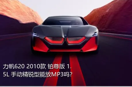 力帆620 2010款 铂尊版 1.5L 手动精锐型能放MP3吗？