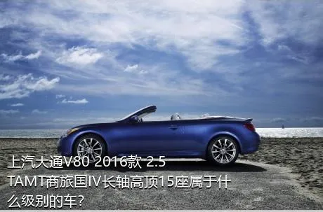 上汽大通V80 2016款 2.5TAMT商旅国IV长轴高顶15座属于什么级别的车？