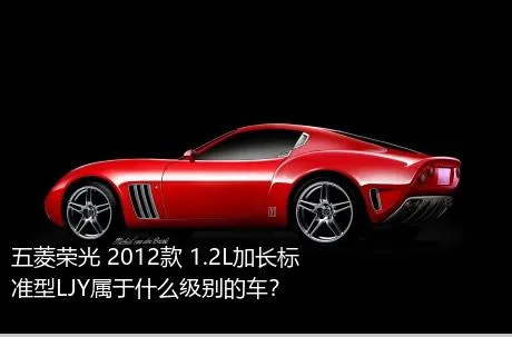 五菱荣光 2012款 1.2L加长标准型LJY属于什么级别的车？