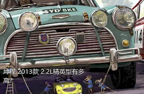 坤程 2013款 2.2L精英型有多高？