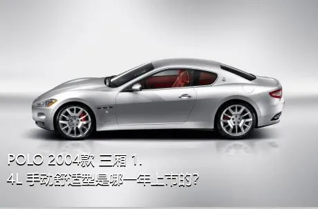POLO 2004款 三厢 1.4L 手动舒适型是哪一年上市的？
