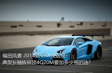 福田风景 2014款 2.0L快运经典型长轴版低顶4Q20M要加多少号的油？