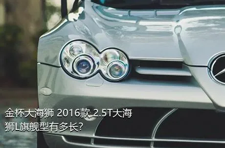 金杯大海狮 2016款 2.5T大海狮L旗舰型有多长？