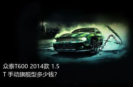 众泰T600 2014款 1.5T 手动旗舰型多少钱？
