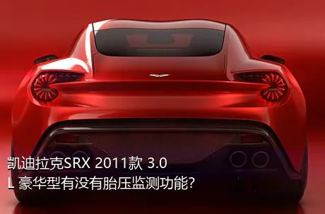 凯迪拉克SRX 2011款 3.0L 豪华型有没有胎压监测功能？