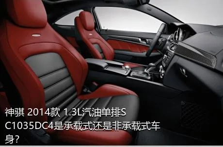 神骐 2014款 1.3L汽油单排SC1035DC4是承载式还是非承载式车身？