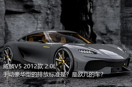 威麟V5 2012款 2.0L 手动豪华型的排放标准是？是欧几的车？