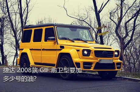 捷达 2008款 GIF 前卫型要加多少号的油？