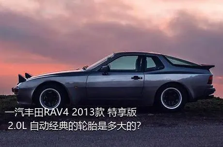 一汽丰田RAV4 2013款 特享版 2.0L 自动经典的轮胎是多大的？