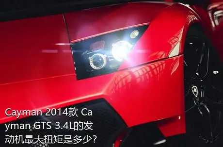 Cayman 2014款 Cayman GTS 3.4L的发动机最大扭矩是多少？