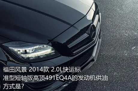 福田风景 2014款 2.0L快运标准型短轴版高顶491EQ4A的发动机供油方式是？