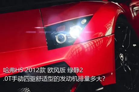 哈弗H5 2012款 欧风版 绿静2.0T手动四驱舒适型的发动机排量多大？