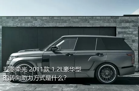 五菱荣光 2011款 1.2L豪华型的转向助力方式是什么？