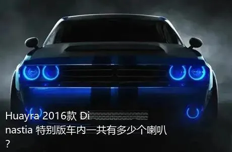 Huayra 2016款 Dinastia 特别版车内一共有多少个喇叭？