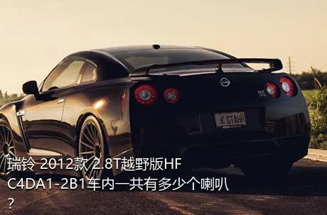 瑞铃 2012款 2.8T越野版HFC4DA1-2B1车内一共有多少个喇叭？