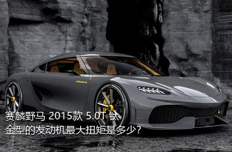 赛麟野马 2015款 5.0T 钛金型的发动机最大扭矩是多少？