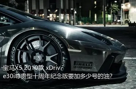 宝马X5 2010款 xDrive30i尊贵型十周年纪念版要加多少号的油？