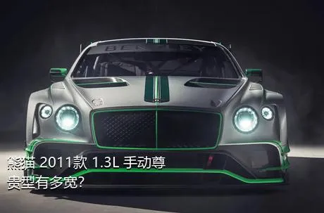 熊猫 2011款 1.3L 手动尊贵型有多宽？