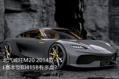 北汽威旺M20 2014款 1.5L基本型BJ415B有多高？