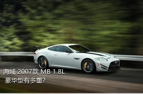 海域 2007款 MB 1.8L 豪华型有多重？