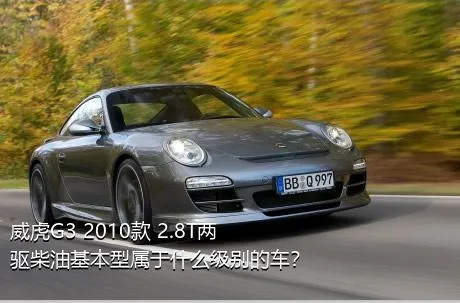 威虎G3 2010款 2.8T两驱柴油基本型属于什么级别的车？