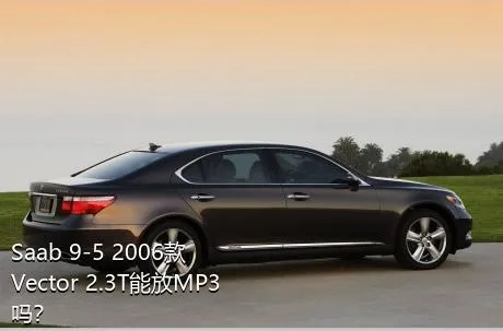 Saab 9-5 2006款 Vector 2.3T能放MP3吗？