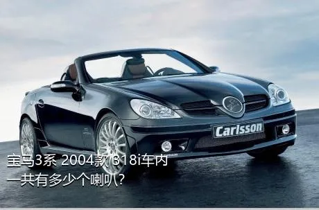 宝马3系 2004款 318i车内一共有多少个喇叭？