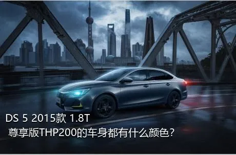 DS 5 2015款 1.8T 尊享版THP200的车身都有什么颜色？