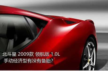 北斗星 2009款 领航版 1.0L 手动经济型有没有备胎？