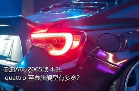 奥迪A6L 2005款 4.2L quattro 至尊旗舰型有多宽？