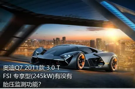 奥迪Q7 2011款 3.0 TFSI 专享型(245kW)有没有胎压监测功能？