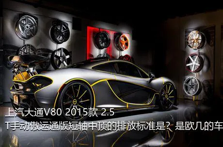 上汽大通V80 2015款 2.5T手动傲运通版短轴中顶的排放标准是？是欧几的车？