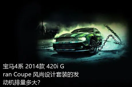 宝马4系 2014款 420i Gran Coupe 风尚设计套装的发动机排量多大？