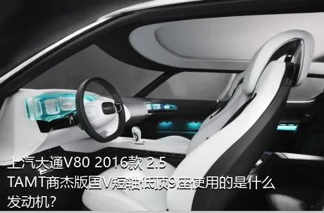 上汽大通V80 2016款 2.5TAMT商杰版国V短轴低顶9座使用的是什么发动机？