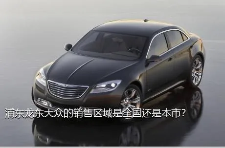 浦东龙东大众的销售区域是全国还是本市？