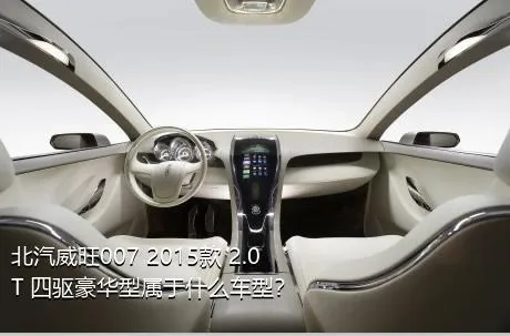 北汽威旺007 2015款 2.0T 四驱豪华型属于什么车型？