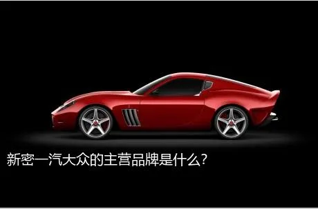 新密一汽大众的主营品牌是什么？
