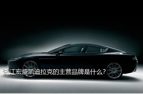 浙江宏盛凯迪拉克的主营品牌是什么？