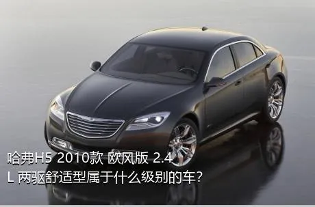 哈弗H5 2010款 欧风版 2.4L 两驱舒适型属于什么级别的车？