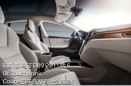阿斯顿·马丁DB9 2011款 6.0L Touchtronic Coupe的车身都有什么颜色？