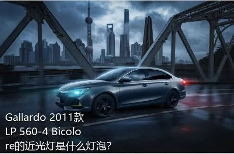 Gallardo 2011款 LP 560-4 Bicolore的近光灯是什么灯泡？