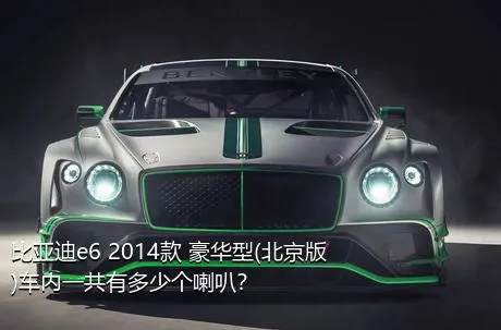 比亚迪e6 2014款 豪华型(北京版)车内一共有多少个喇叭？
